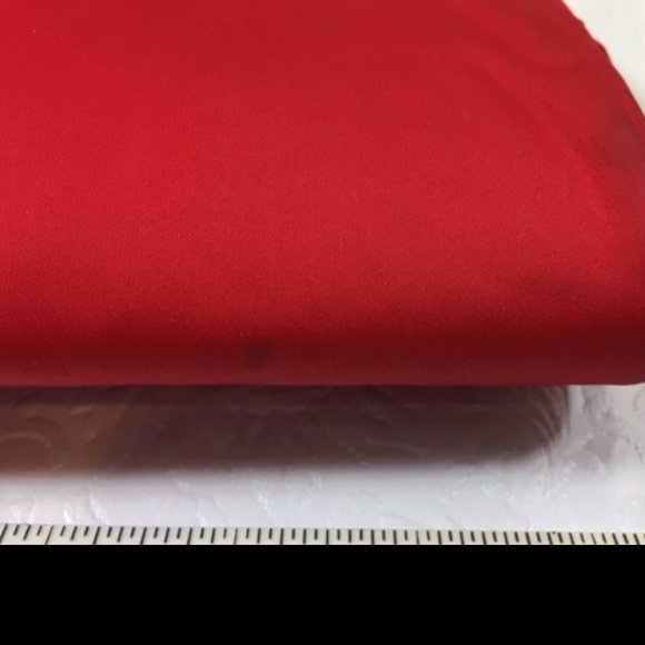 Vtg Stylemark Red Fabric Evening Gold Tone Fancy Clasp Clutch Purse 8.5"X6" - Picture 11 of 14